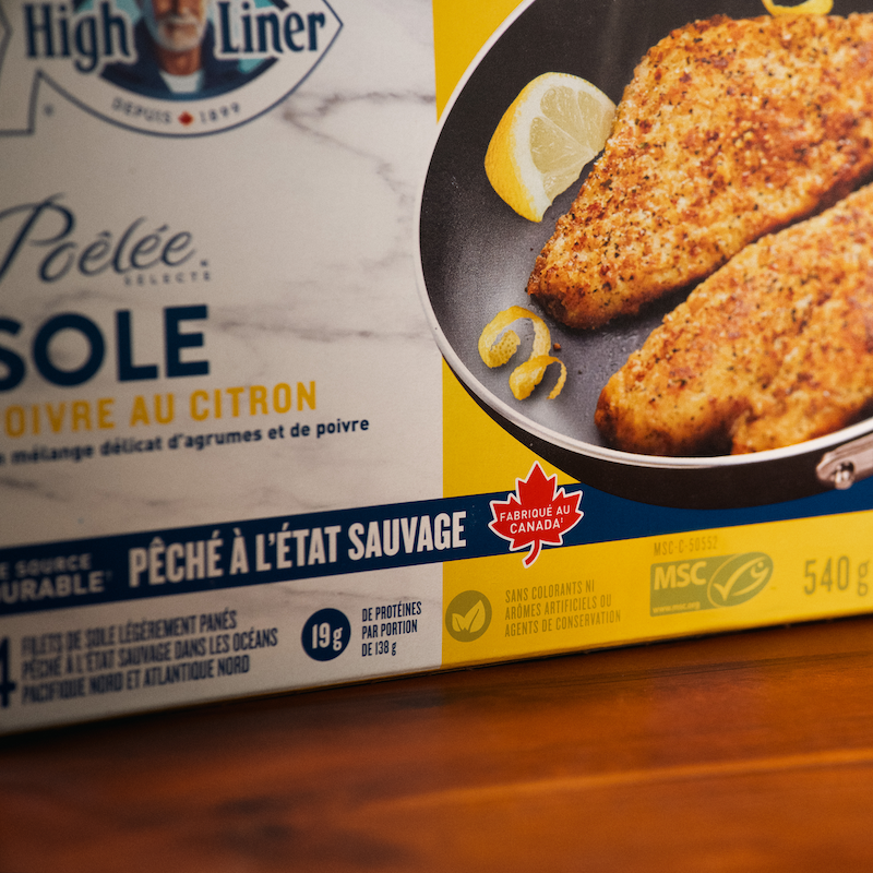High Liner Foods Poêlée Selecte(MC) Sole au Poivre et au Citron